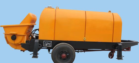 Mobile Trailer Mounted Concrete Pump For Long Distance Delivery And Tunnel Construction